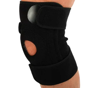 Наколінник бандаж зі спіральними ребрами жорсткості MUTE 1 шт чорний