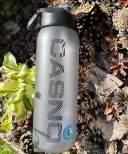 Пляшка для води CASNO 1000 мл KXN-1247 чорна