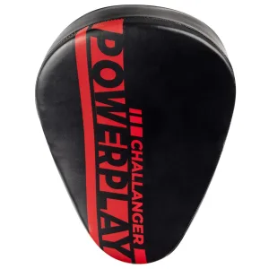 Лапи боксерські PowerPlay 3041 чорно червоні PU [пара]