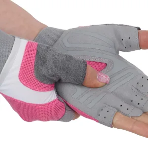 Рукавички для фітнесу та тренувань SAI DI NI розмір рожевий S