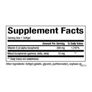 Mixed Vitamin E 268 мг (400 IU) - 90 софтгель