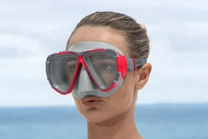 Маска для плавання BESTWAY 14+ 22052 сіро-червоний