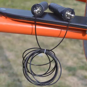 Скакалка швидкісна на підшипниках PowerPlay 4208 Fitness Jump Rope Чорна (3m.)