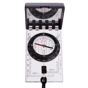 Компас жидкостный планшетный в закрытом корпусе с зеркалом - 100x63 мм