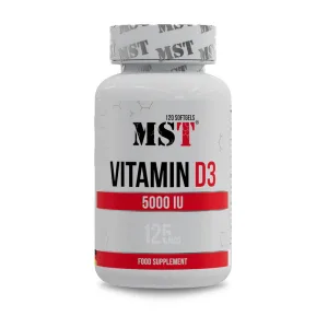 Vitamin D3 5000 IU (125 мкг) (120 softgels)