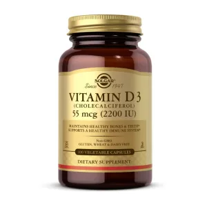 Vitamin D3 55 мкг 2200 МО 100 вегетаріанських капсул