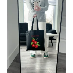 Екошопер BookOpt ВК4078 Ukraine Вишенька, Чорний