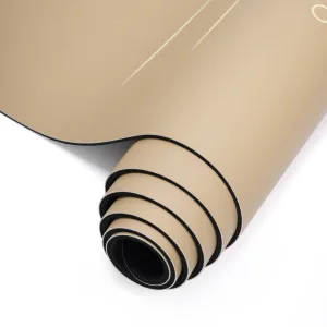 Килимок для йоги каучуковий поліуретан Pro ILLustration Sport Pro 183 см*68 см*5 мм бежевий