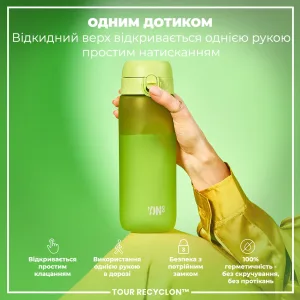 Пляшка для води ION8 750 мл. (ЕКО пляшка) BPA Free, Green