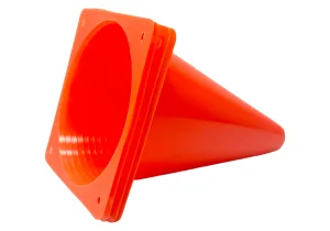 Конуси-фішки спортивні EasyFit 17 см (набір з 4 штук) помаранчеві