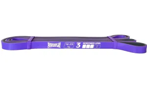 Resistance Loop Band (Fitness and CrossFit Rubber Band) PowerPlay 4116 Double Colors Purple/Gray (14-23 kg)