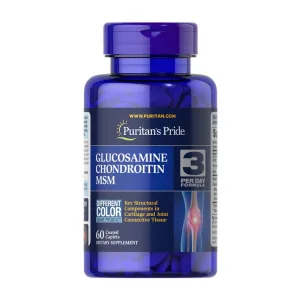 подвійної сили Glucosamine Chondroitin & MSM - 60 капсул