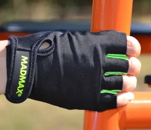 Рукавички для фітнесу MadMax MFG-251 Rainbow Green S