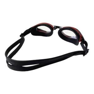 Окуляри для плавання LEACCO чорно-червоний