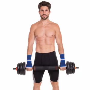 Набір трансформер гантелі гиря штанга упори 6в1 FED 30 кг чорний