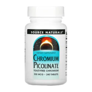 Chromium Picolinate 200 мкг, Yeast Free - 240 таблеток
