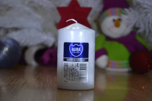 Свічка столова циліндр Bispol sw60/100 090 білий