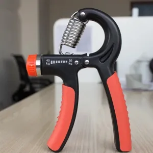 Еспандер кистьовий PowerPlay PP-4323 з регульованим навантаженням 10-40 кг. Strength Grip чорно-червоний