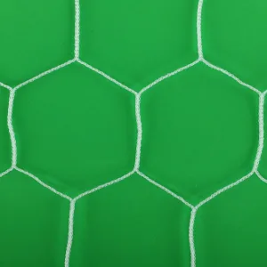 Football Goal Net Set of 2 pcs 7.32×2.44×1.5 m White