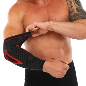 Elastic Elbow Sleeve with Fixing Strap SIBOTE 1 pc - 37.5 cm