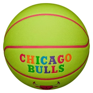 М'яч баскетбольний Wilson NBA TEAM NEON BSKT CHI BULLS розмір 7 WZ4037402 XB7 Оригінал