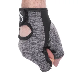 Рукавички для фітнесу та тренувань HARD TOUCH L - чорний-сірий