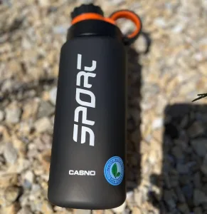 Пляшка для води CASNO - 800 мл KXN-1242 сіра