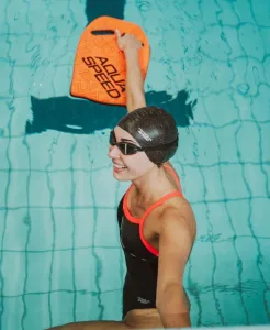 Swimming Board Aqua Speed WAVE KICKBOARD 3980 Orange Universal 43x28x3.6 cm 539-75 (Original)