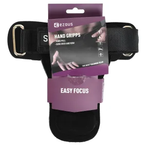 Накладки для підтягувань та тяг HAND GRIP THICKER LAYERS EZOUS 2 шт чорний універсальний