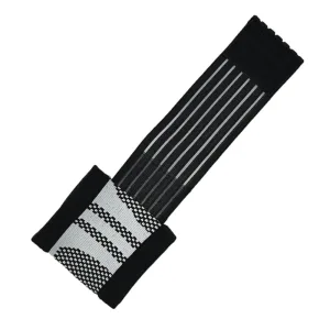 Elastic wrist support with fixator