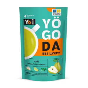 Yogoda Tea без цукру - 50 г груша лайм чебрець