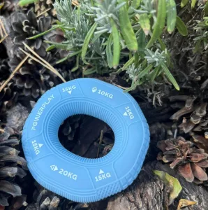 Еспандер кистьовий силіконовий PowerPlay PP-4331 Hand Grip Light 10-15-20 кг. блакитний