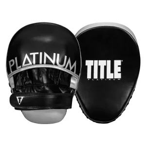 Лапи боксерські Platinum Prolific чорно-сріблясті