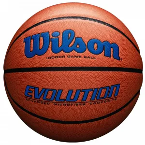 М'яч баскетбольний Wilson EVOLUTION size7 синій WTB0595XB0704 (оригінал)