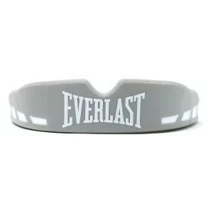 Капа боксерська Everlast EVERGEL MOUTH GUARD сіро-біла універсальна (оригінал) P00003597
