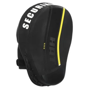 Лапа Вигнута для боксу та єдиноборств HARD TOUCH 19x5x25 см 2 шт - 23 см - Чорний, Жовтий