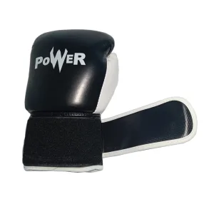 Рукавички боксерські POWER 6 унцій чорний