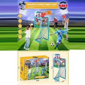 Набір спортивних ігор 4в1 (баскетбол, футбол, регбі, бейсбол) електронний
