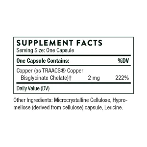 Copper Bisglycinate - 60 капсул