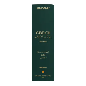 CBD Oil Isolate 1000 мг апельсин - 10 мл