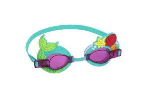 Окуляри для плавання Bestway 3-8 років 21080 зелений-рожевий
