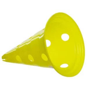 Конус-фішка для тренувань з отворами для штанги та тримачем зверху 30 см Помаранчевий