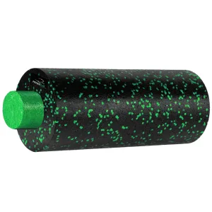 Масажний ролик (роллер) гладкий PowerPlay PP-4348 2 in 1 EPP Foam Roller чорно/зелений 33x14 см