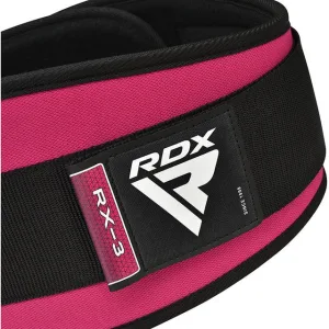 Пояс для важкої атлетики RDX RX3 EVA Curve неопреновий SHARP PINK-S