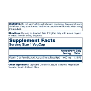 Vitamin C with шипшини & Acerola 1000 мг - 100 капсул