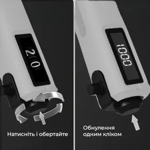 Еспандер кистьовий з лічильником PowerPlay PP-4403 з регульованим навантаженням 10-100 кг. синій