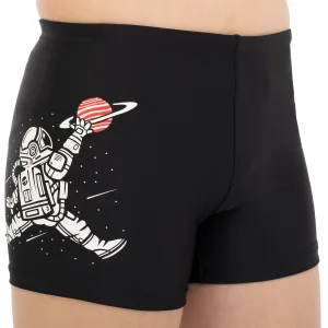 Плавки боксери для хлопчиків для плавання YINGFA вік 4-16 років чорний - 10