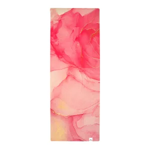 Килимок для йоги каучуковий лляний Sport 183 см 68 см 4 мм Flower