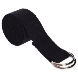 Ремінь для йоги PowerPlay PP_4409 183*3,8 см. чорний