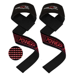 Лямки для тяги PowerPlay 7064 чорно червоні